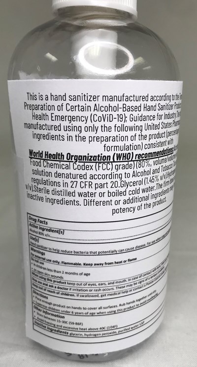 Otc Active Ingredient Section Label (Off Hand Back Label)